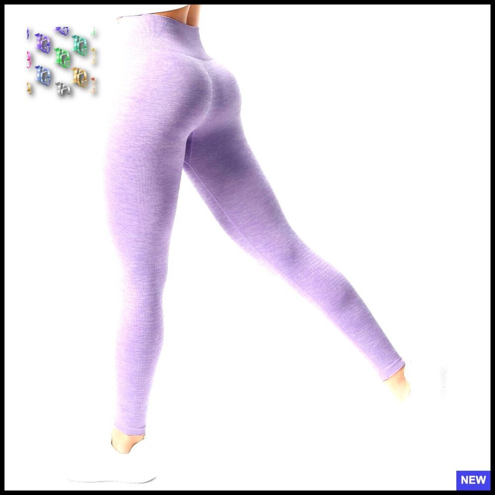High Waist Seamless Leggings Workout Yoga Pants Flattering Butt Lifting Fit